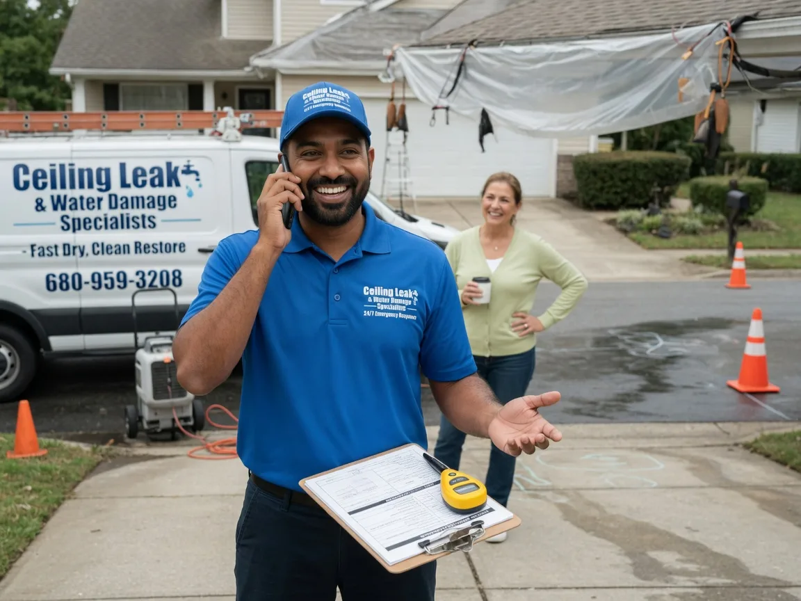 Ceiling Leak Cleanup Westlake, LA FAQs